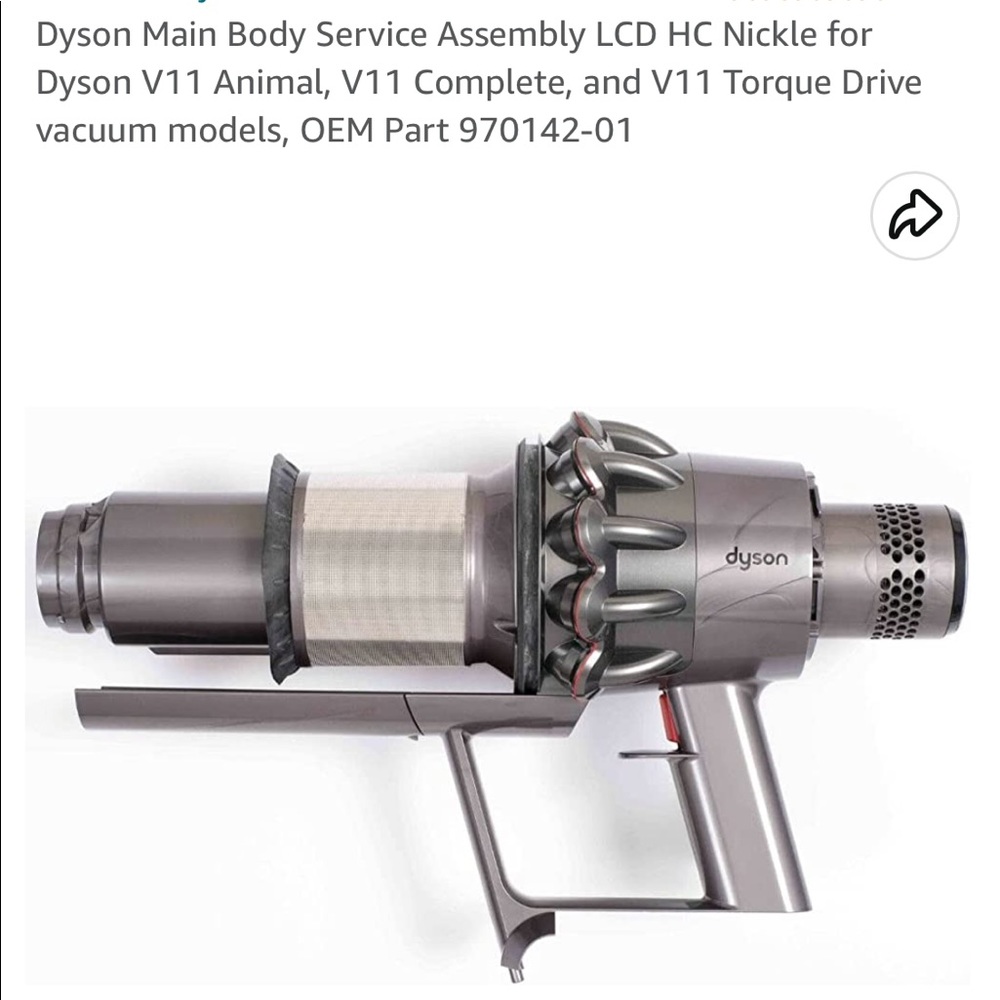 Dyson Main Body assembly for Dyson V11 Animal vacuum models, BRAND NEW NO USE